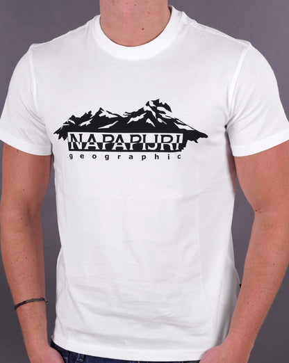 Napapijri Racing T Shirt Bright White