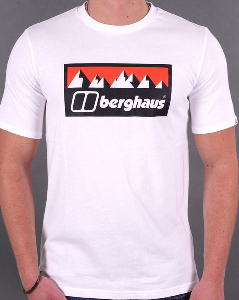 Berghaus Grey Fangs Peak T-shirt Pure White