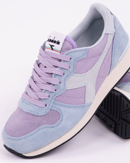 Diadora Camaro Suede Trainer Lavender Grey/Stone Blue