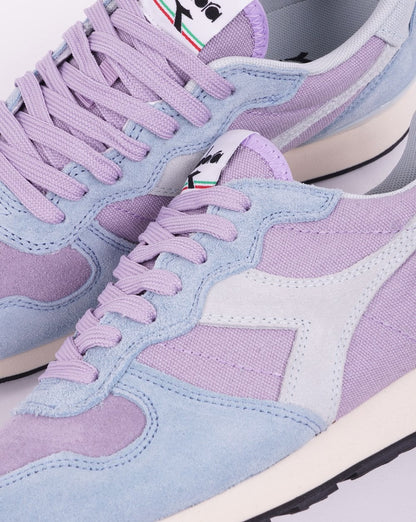 Diadora Camaro Suede Trainer Lavender Grey/Stone Blue