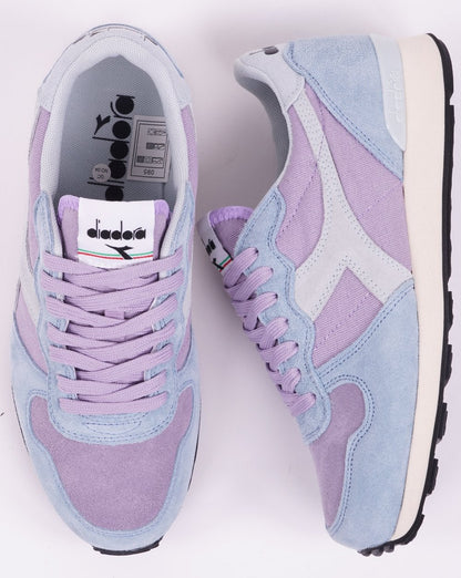 Diadora Camaro Suede Trainer Lavender Grey/Stone Blue