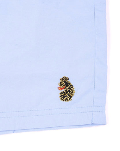 Luke Gold Lion Swim Shorts Sky Blue