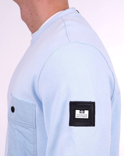 Weekend Offender Sirenko Sweatshirt Sky Blue