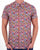 Gabicci Vintage Fincher Mushroom Print SS Shirt Siena