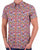 Gabicci Vintage Fincher Mushroom Print SS Shirt Siena