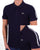 Lacoste Taping Pique Polo Shirt Navy