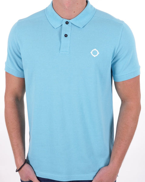 Ma.strum Pique Polo Sea Blue