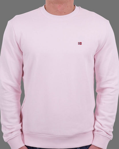 Napapijri Balis Crew Neck Sweatshirt Light Pink