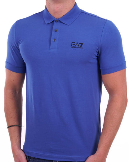 EA7 Classic Polo Shirt Cobalt Blue
