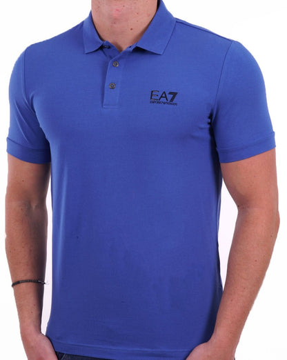 EA7 Classic Polo Shirt Cobalt Blue