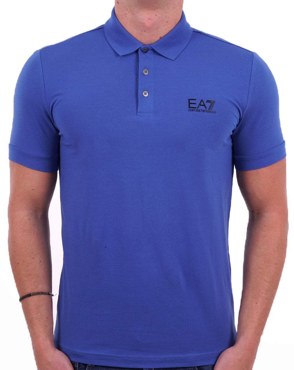 EA7 Classic Polo Shirt Cobalt Blue