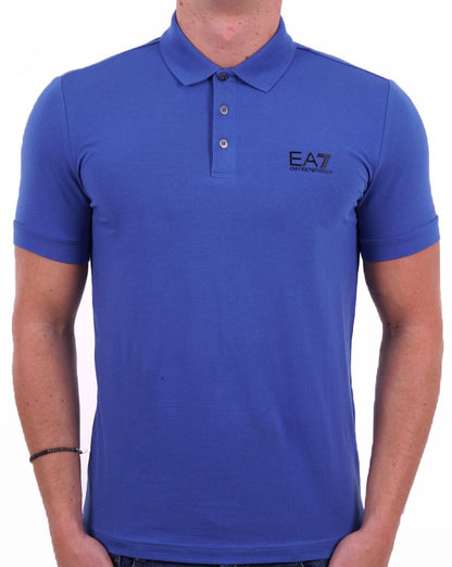EA7 Classic Polo Shirt Cobalt Blue