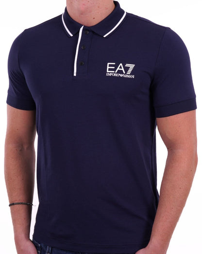 EA7 Tennis Club Polo Shirt Navy