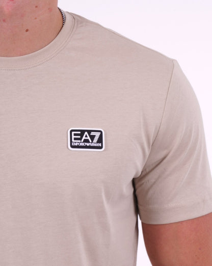 EA7 Emporio Armani Toggle T-shirt Beige