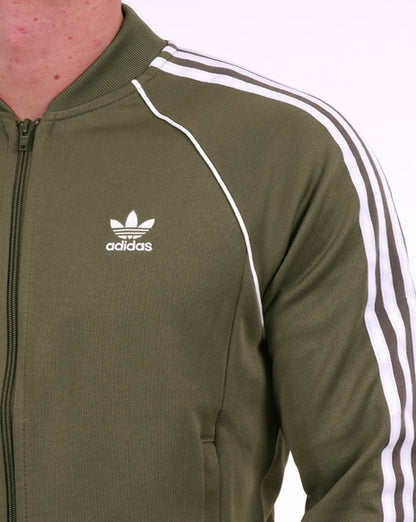 Adidas Originals Superstar Track Top Olive Green