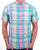 Gant Madras Short Sleeve Shirt Pink