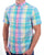 Gant Madras Short Sleeve Shirt Pink