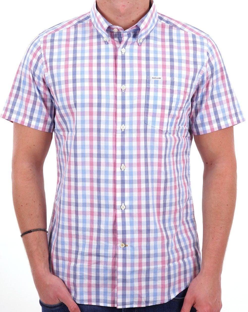 Barbour Longstone Short Sleeve Shirt Red