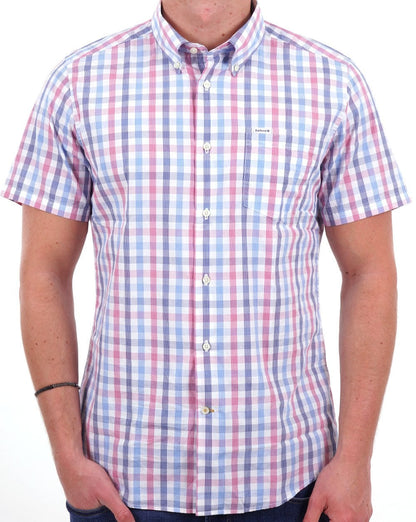 Barbour Longstone Short Sleeve Shirt Red