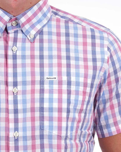 Barbour Longstone Short Sleeve Shirt Red