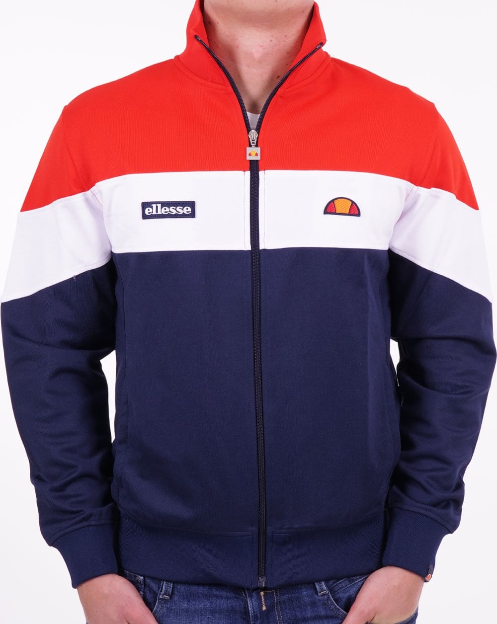 Ellesse Caprini Track Top Navy