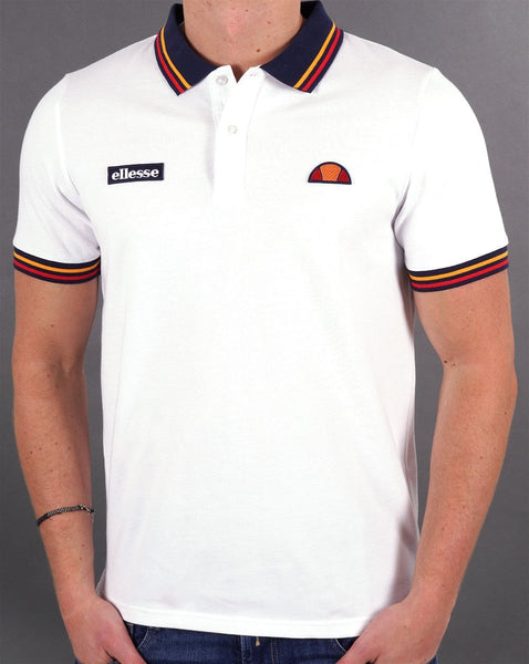 Ellesse Doran Polo Shirt White