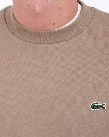 Lacoste Cotton Sweatshirt Dark Sand