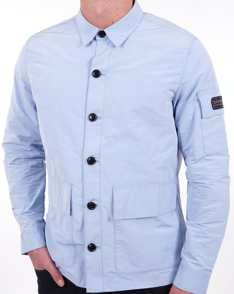 Barbour International Circuit Overshirt Chambray Blue