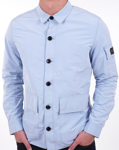 Barbour International Circuit Overshirt Chambray Blue