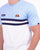 Ellesse Duo Stripe T Shirt Sky White Navy