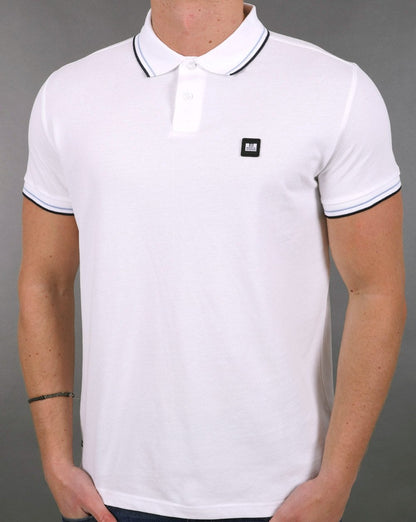 Weekend Offender Sterling Polo Shirt White