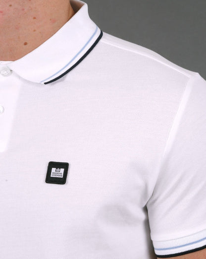 Weekend Offender Sterling Polo Shirt White