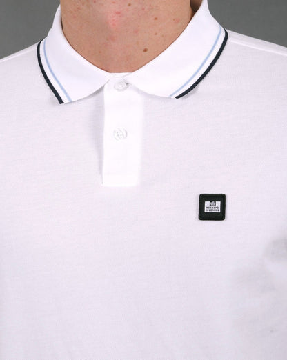 Weekend Offender Sterling Polo Shirt White