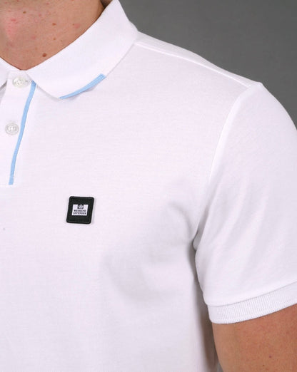 Weekend Offender Rivas Polo Shirt White