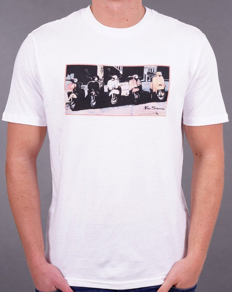 Ben Sherman Scooter Vibes T-shirt White