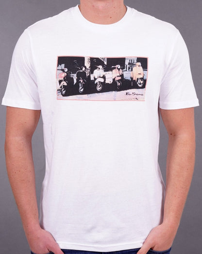 Ben Sherman Scooter Vibes T-shirt White