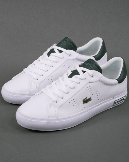 Lacoste Powercourt 2.0 Trainer White/Dark Green
