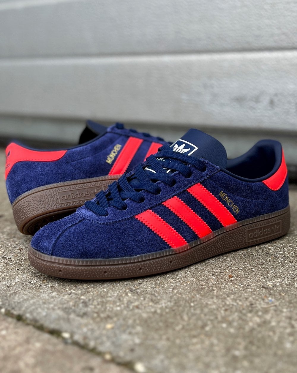 blue and red adidas
