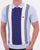 Gabicci Vintage Searle Knitted Polo Shirt Blue