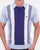 Gabicci Vintage Searle Knitted Polo Shirt Blue