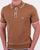 Gabicci Vintage Lineker Knitted Polo Camel