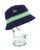 Lacoste Striped Bucket Hat Navy