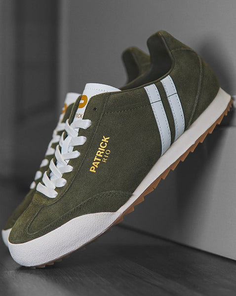 Patrick Rio Trainers Olive Green