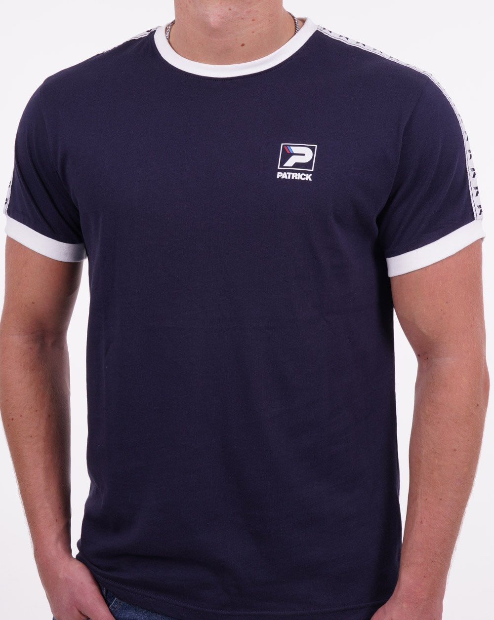 Patrick Taped Sleeve T-shirt Navy
