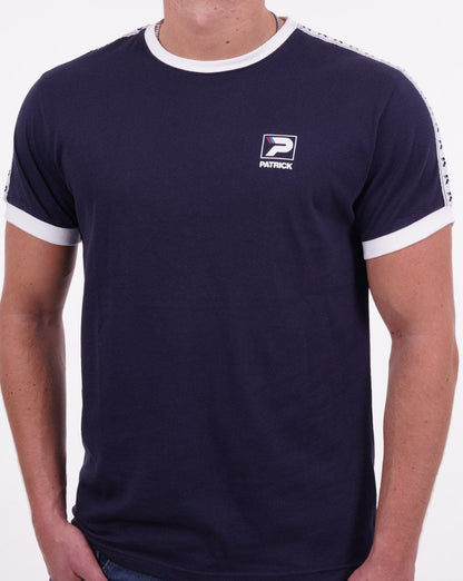 Patrick Taped Sleeve T-shirt Navy