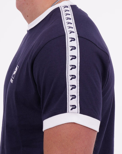 Patrick Taped Sleeve T-shirt Navy