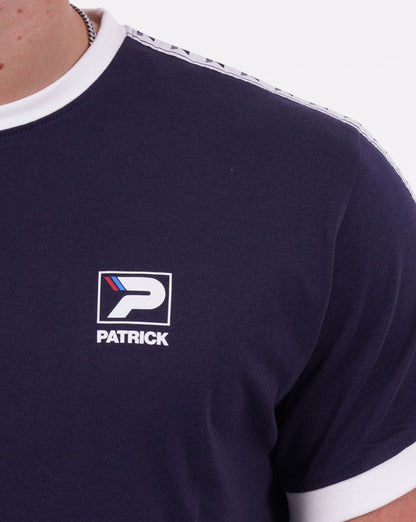 Patrick Taped Sleeve T-shirt Navy