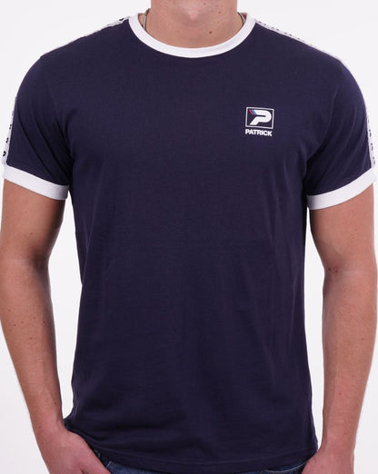 Patrick Taped Sleeve T-shirt Navy