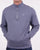 Barbour Rothley Half Zip Sweater Washed Blue
