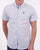 Luke Cambridge Short Sleeve Shirt White/Sky